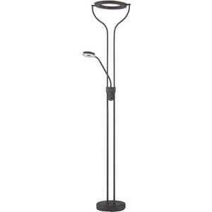 Černá LED stmívatelná stojací lampa (výška 180 cm) Davos – Fischer & Honsel obraz