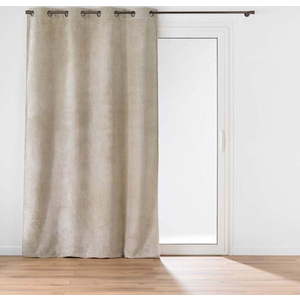 Béžový závěs z mikroflanelu 140x240 cm Flanela – douceur d'intérieur obraz