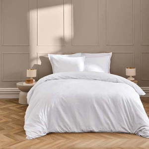 Bílé povlečení na dvoulůžko/prodloužené 240x220 cm Linella – douceur d'intérieur obraz