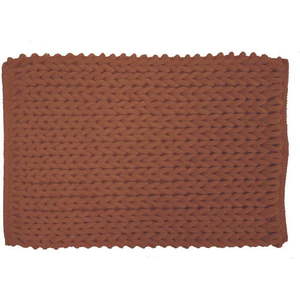 Koupelnová předložka v terakotové barvě 50x80 cm Ariel – douceur d'intérieur obraz