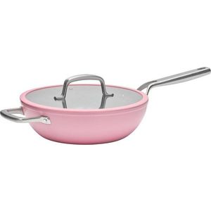 Wok pánev s poklicí/s keramickým povrchem ø 28 cm Meda 3.0 – FABINI obraz