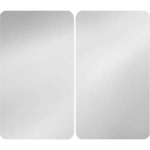 Set 2 skleněných krytů na sporák Wenko Universal Silver obraz
