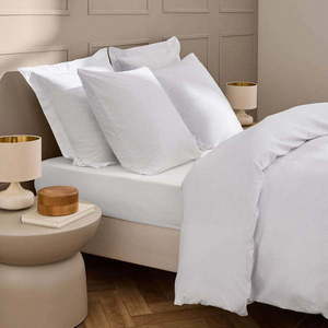 Bílé prostěradlo 140x190 cm Linella – douceur d'intérieur obraz