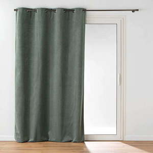 Khaki sametový závěs 140x260 cm Olympe – douceur d'intérieur obraz