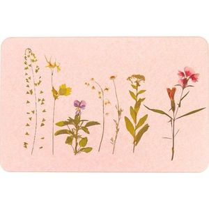 Růžová koupelnová předložka z křemeliny 39x60 cm – Artsy Doormats obraz