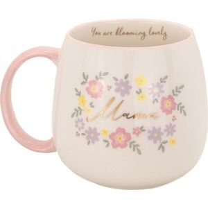 Světle růžový porcelánový hrnek 450 ml Mama You Are Blooming – Sass & Belle obraz