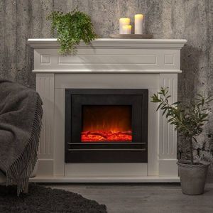 Světelná LED dekorace s imitací plamene Star Trading Fireplace, šířka 50 cm obraz