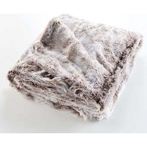 Hnědá deka z umělé kožešiny 180x220 cm Antartic – douceur d'intérieur obraz