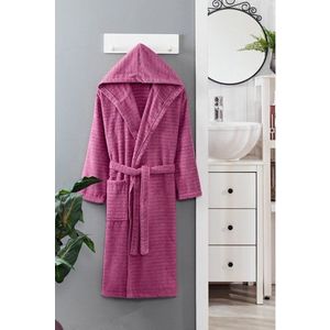Tmavě růžový bavlněný župan velikost S/M – Mila Home obraz