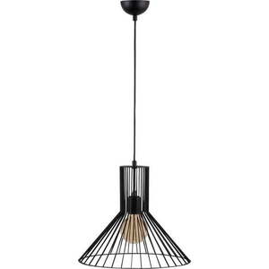 Černé závěsné svítidlo s kovovým stínidlem ø 38 cm Fellini – Opviq lights obraz