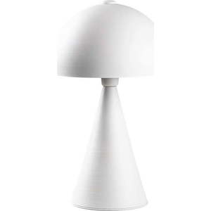 Bílá stolní lampa s kovovým stínidlem (výška 52 cm) Dodo – Opviq lights obraz