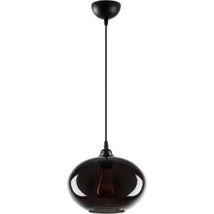 Závěsné svítidlo se skleněným stínidlem ø 27 cm Smoked – Opviq lights obraz