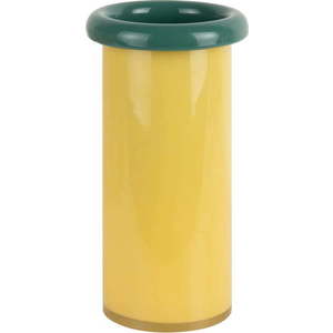 Žlutá skleněná váza (výška 23, 5 cm) Plegado – PT LIVING obraz