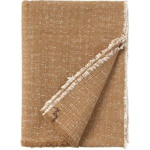 Okrově žlutá bavlněná deka 130x180 cm Handloom – Lorena Canals obraz