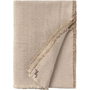 Krémová bavlněná deka 130x180 cm Handloom – Lorena Canals obraz