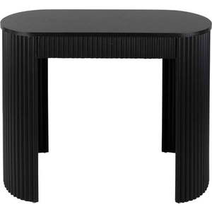 Černý kovový konzolový stolek 40x100 cm Estriado – Leitmotiv obraz