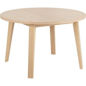 Kulatý rozkládací jídelní stůl s deskou v dubovém dekoru ø 120 cm A-Line – Actona obraz
