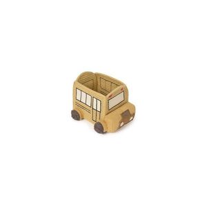 Okrově žlutý látkový dětský koš na hračky 22x19x15 cm School Bus – Lorena Canals obraz