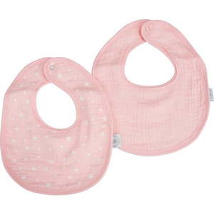Růžové mušelínové bryndáky v sadě 2 ks – Bébé Douceur obraz