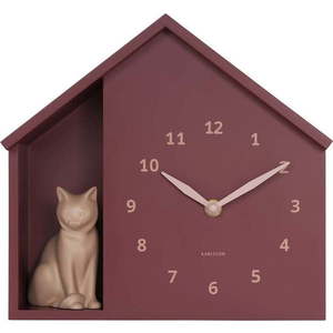Nástěnné hodiny Sitting Cat – Karlsson obraz