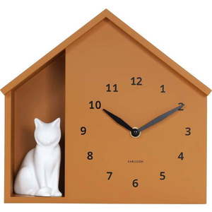 Nástěnné hodiny Sitting Cat – Karlsson obraz