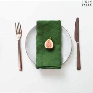 Lněné ubrousky v sadě 2 ks 40x40 cm True Green – Linen Tales obraz