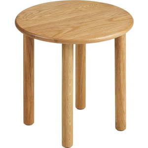 Kulatý odkládací stolek z dubového dřeva ø 40 cm Jena – House Nordic obraz