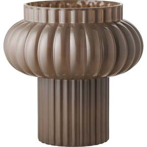 Hnědá skleněná váza (výška 27 cm) Celia – House Nordic obraz