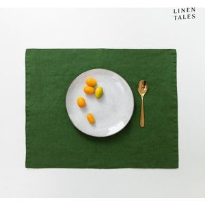 Lněné prostírání 35x45 cm True Green – Linen Tales obraz