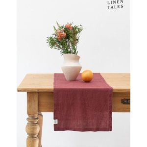 Lněný běhoun na stůl 40x150 cm Marsala – Linen Tales obraz