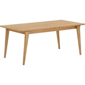 Rozkládací jídelní stůl s přídavnou deskou v dekoru dubu 90x180 cm Darwin – House Nordic obraz