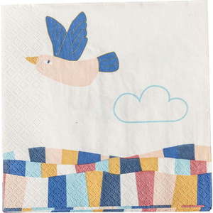 Papírové ubrousky v sadě 20 ks 33x33 cm Colorine – Bloomingville Mini obraz