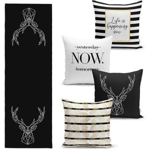 Set povlaků na polštář a běhounu 5 ks – Mila Home obraz