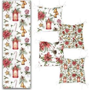 Set podsedáků a běhounu 5 ks Lantern – Mila Home obraz