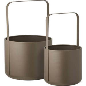 Kovové obaly na květináče v sadě 2 ks ø 24, 5 cm Tule – House Nordic obraz