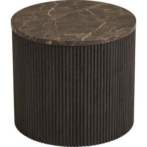 Kulatý odkládací stolek s deskou v dekoru mramoru ø 45 cm Rota – House Nordic obraz