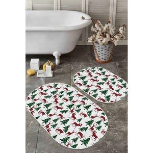 Koupelnové předložky v sadě 2 ks 60x100 cm Tartan – Mila Home obraz
