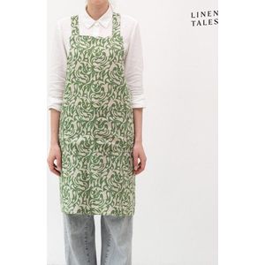 Lněná zástěra Evergreen Damask – Linen Tales obraz