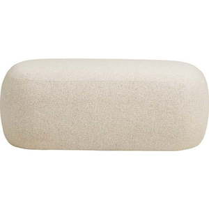 Béžová lavice z textilie bouclé Blossomville – House Nordic obraz
