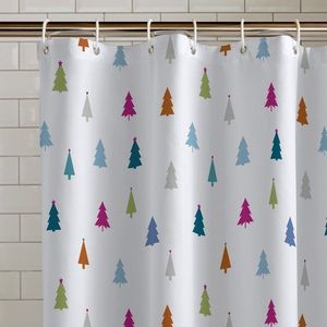 Sprchový závěs 180x180 cm Christmas Tree – Catherine Lansfield obraz