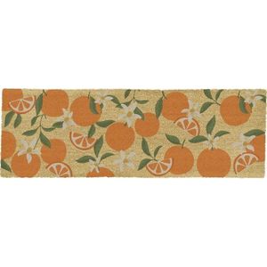 Rohožka z kokosového vlákna 40x120 cm Orange – Artsy Doormats obraz