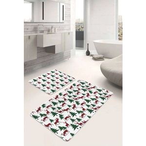 Koupelnové předložky v sadě 2 ks 60x100 cm Tartan – Mila Home obraz