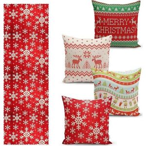 Set povlaků na polštář a běhounu 5 ks Christmas Sweater – Mila Home obraz