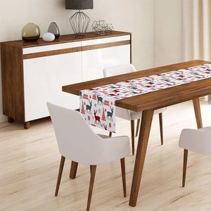 Běhoun na stůl s vánočním motivem 40x140 cm Snowflakes – Mila Home obraz