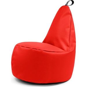 Červený sedací vak z imitace kůže Lull L – So Soft? obraz