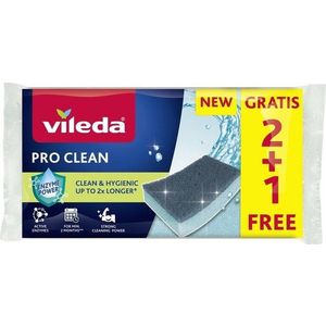 Houbičky na nádobí v sadě 9 ks Pro Clean – Vileda obraz