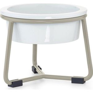 Porcelánová miska s podstavcem pro psa ø 20 cm Pranzo Greige M – MiaCara obraz