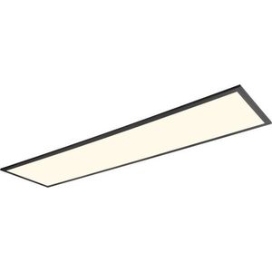 Černé LED stropní svítidlo 29.5x119.5 cm Beta – Trio obraz
