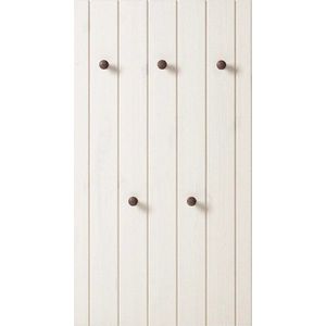 Bílá předsíňová sestava z borovicového dřeva 55x100x2 cm Anita – Støraa obraz