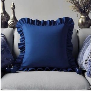 Povlak na polštář s příměsí bavlny 40x40 cm Ruffled – Mila Home obraz